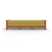 TMC Furniture Algonquin Lounge Upholstered Wood Bench