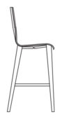 TMC Furniture TMCkids Seating Kestrel Counter and Bar Chair CAD symbol