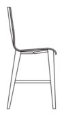 TMC Furniture TMCkids Seating Kestrel Counter and Bar Chair CAD symbol