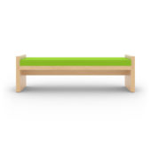 TMC TMCkids Upholstered Wood Museum Bench for Libraries