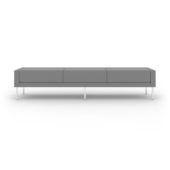 TMC Furniture Vancouver 2 Upholstered Bench with metal legs