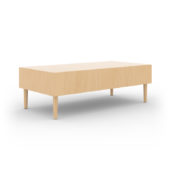 TMC Furniture Vancouver 2 Occasional Coffee Table with tapered wood legs