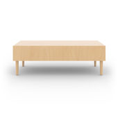TMC Furniture Vancouver 2 Occasional Coffee Table with tapered wood legs