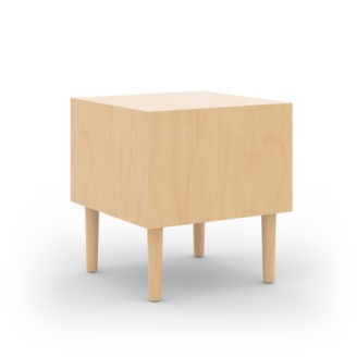 TMC Furniture Vancouver 2 Occasional Side Table with tapered wood legs
