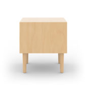 TMC Furniture Vancouver 2 Occasional Side Table with tapered wood legs